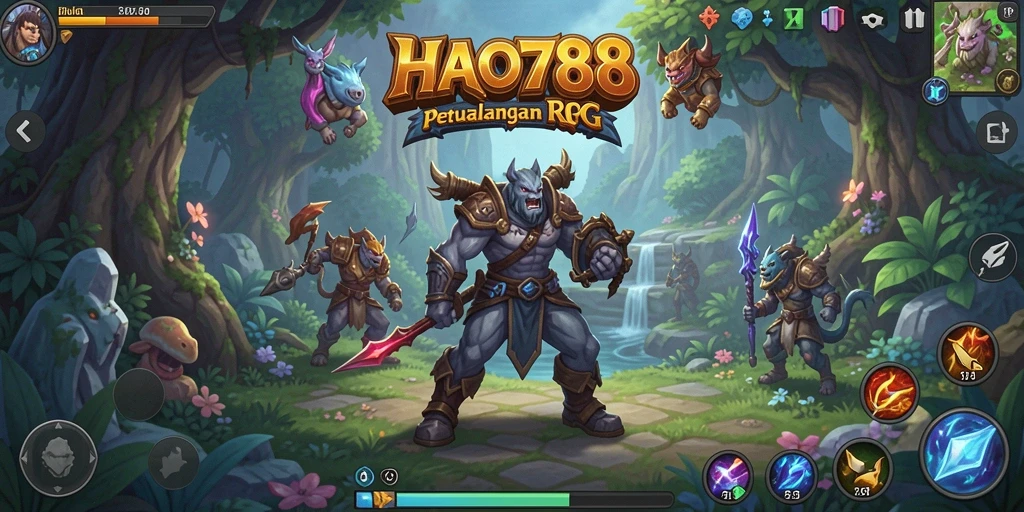 Tampilan gameplay HAO788 yang menakjubkan dalam dunia RPG.