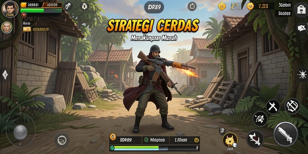 Tampilan gameplay IDR89 dengan pertempuran strategis yang mendebarkan.