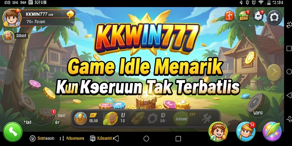 Tampilan gameplay KKWIN777 yang menarik saat karakter mengumpulkan sumber daya.